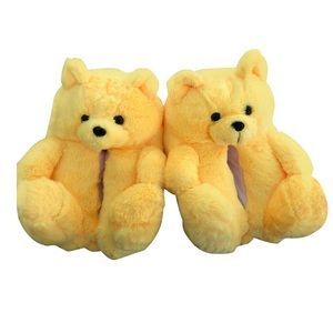 Over size Teady Bear Slippers!!! So fluffy and comfortable